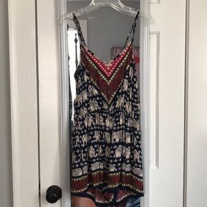 Elephant Print Romper